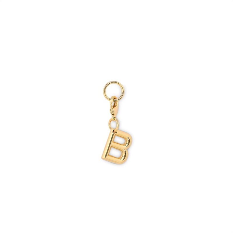LANCEL - Charm Lettera &quot;B&quot; - Shiny Light Gold
