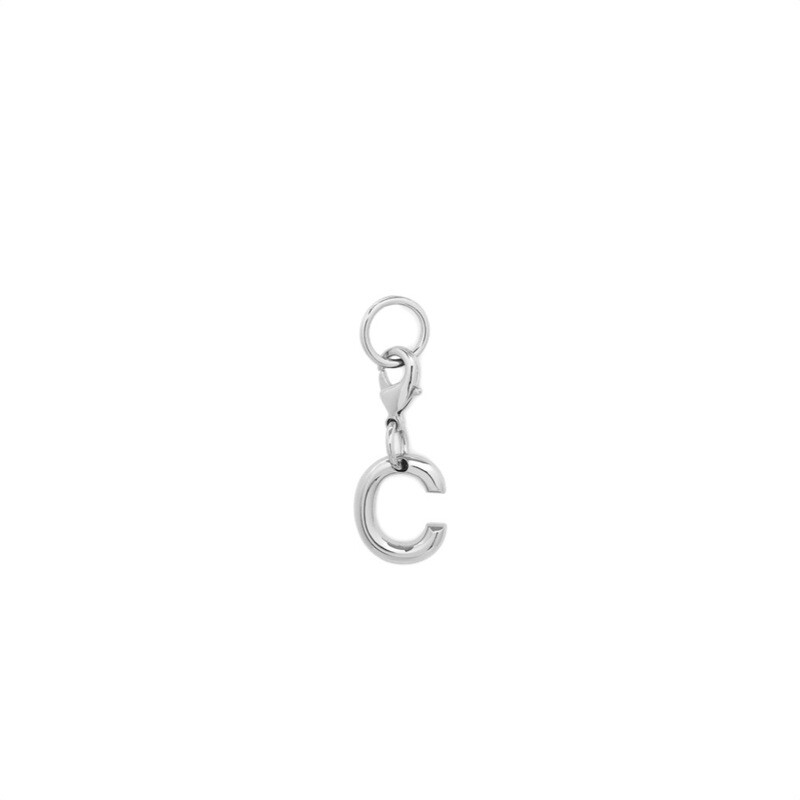 LANCEL - Charm Lettera &quot;C&quot; - Shiny Nickel