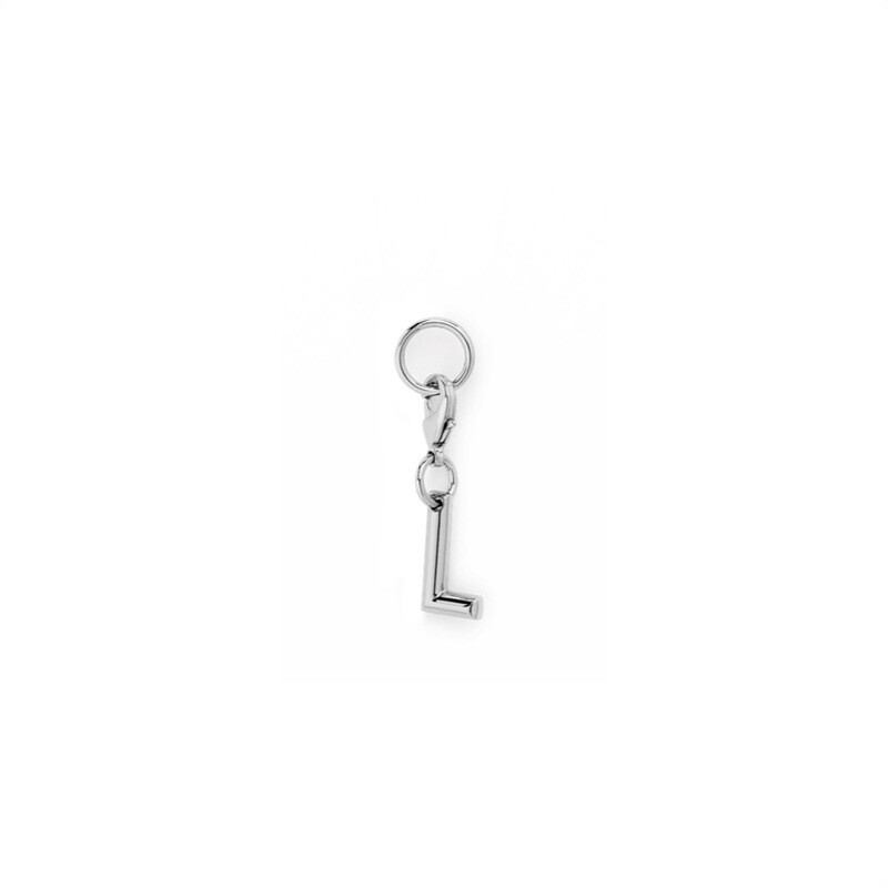 LANCEL - Charm Lettera &quot;L&quot; - Shiny Nickel