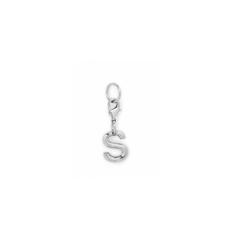 LANCEL - Charm Lettera &quot;S&quot; - Shiny Nickel