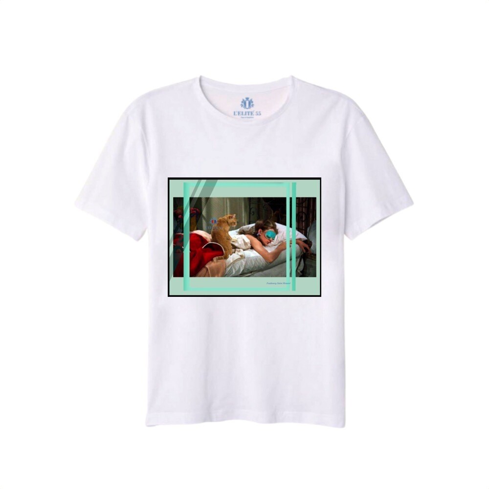 L'ELITÉ 55 - T-shirt stampa Sleep - Bianco