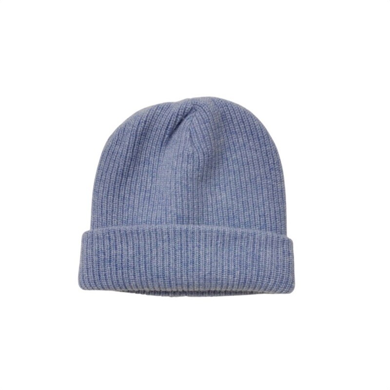 RIVIERA CASHMERE - Berretto doppiato - Cielo