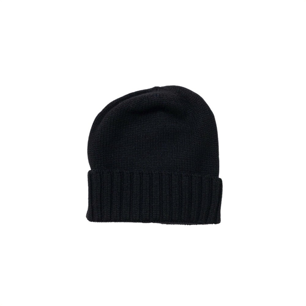 RIVIERA CASHMERE - Berretto cupola - Nero