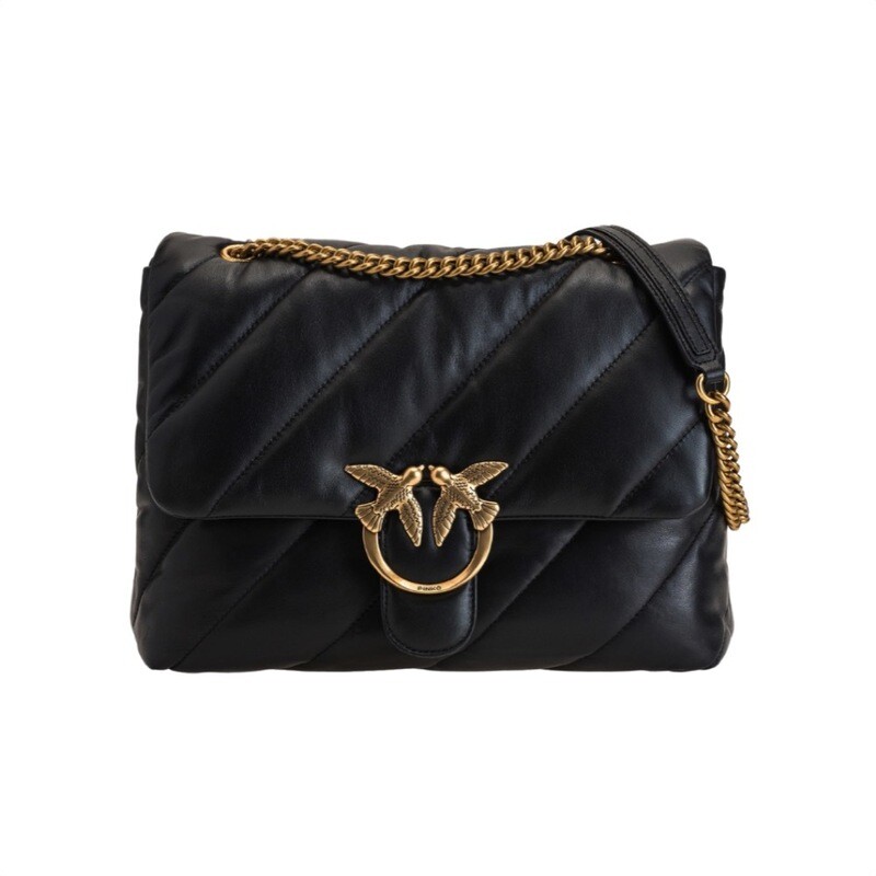 PINKO - Love Big Puff CL - Black/Oro