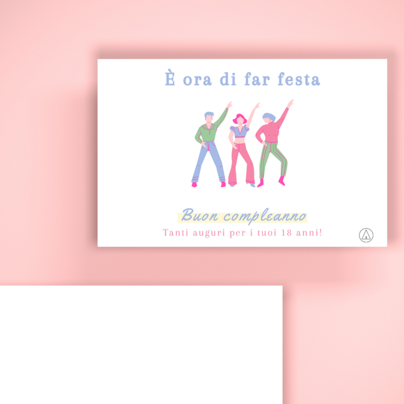 BIGLIETTO REGALO - Compleanno Diciottesimo