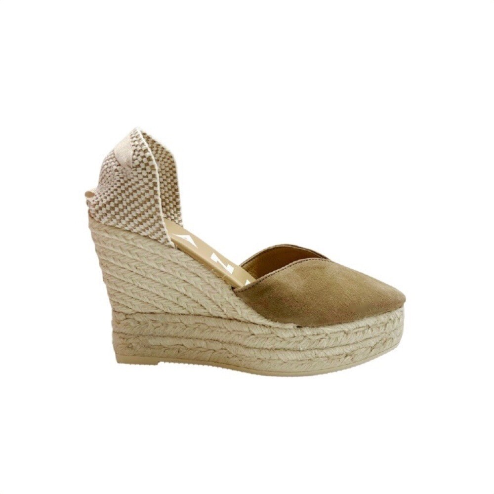 MANEBÍ - Wedges Hamptons Heart-Shaped - Taupe