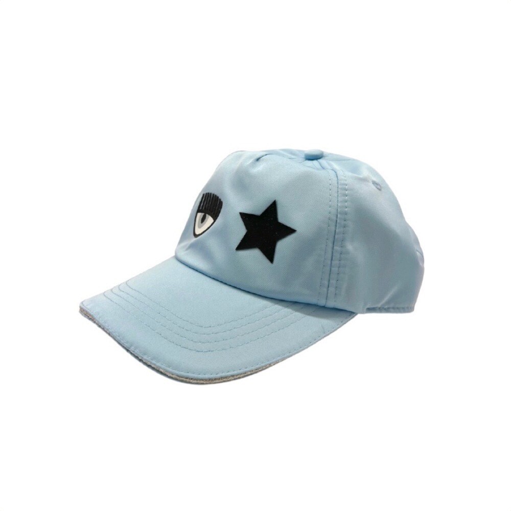 CHIARA FERRAGNI - Eye Star Baseball Cap - Baby Blue