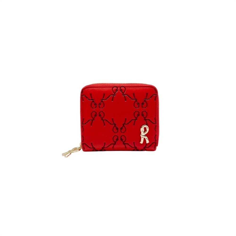 ROBERTA DI CAMERINO - Portafoglio piccolo zip around - Red