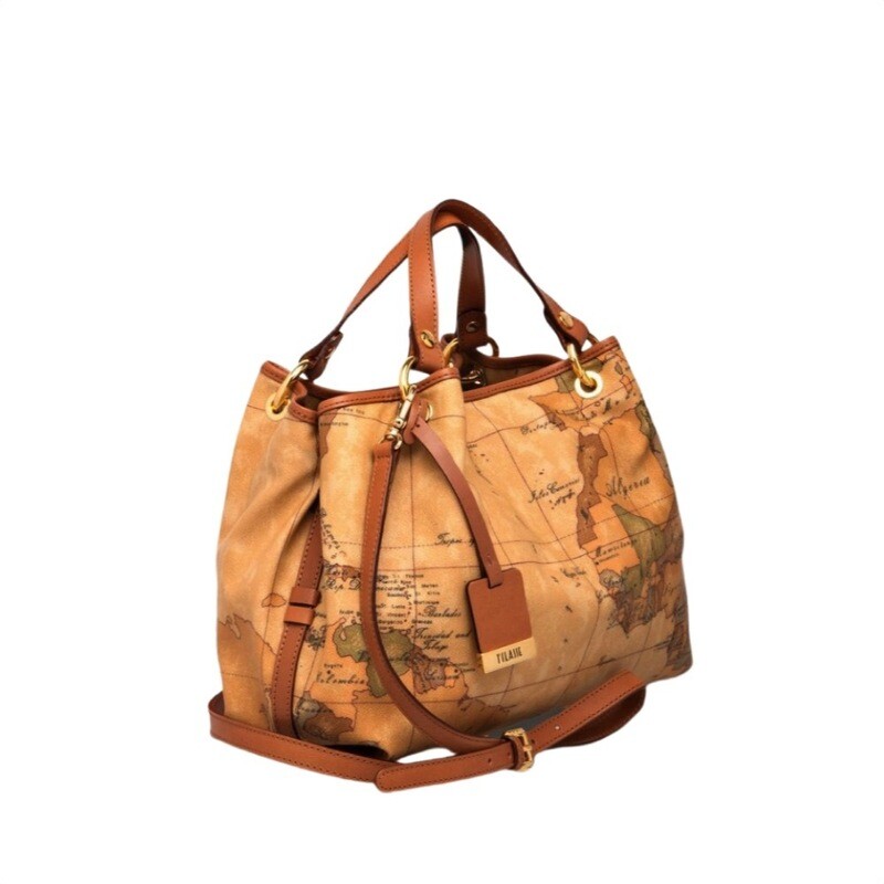 ALVIERO MARTINI - Geo Classic Borsa media a mano - Natural