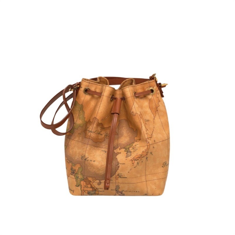 ALVIERO MARTINI - Geo Classic Borsa media a secchiello - Natural