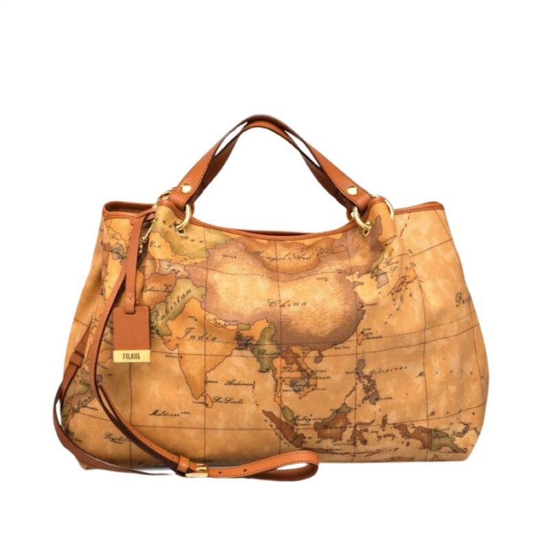 ALVIERO MARTINI - Geo Classic Borsa grande a mano - Natural