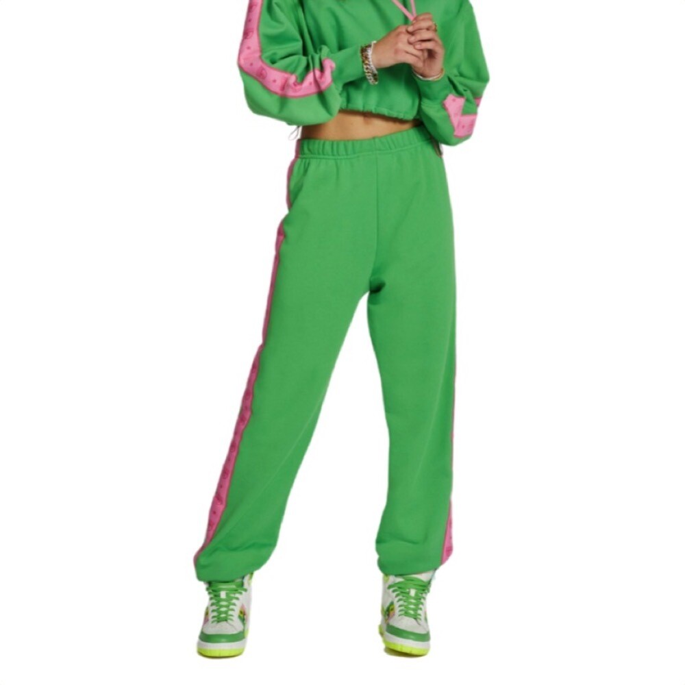 CHIARA FERRAGNI - Logomania Pantaloni - Vibrant Green