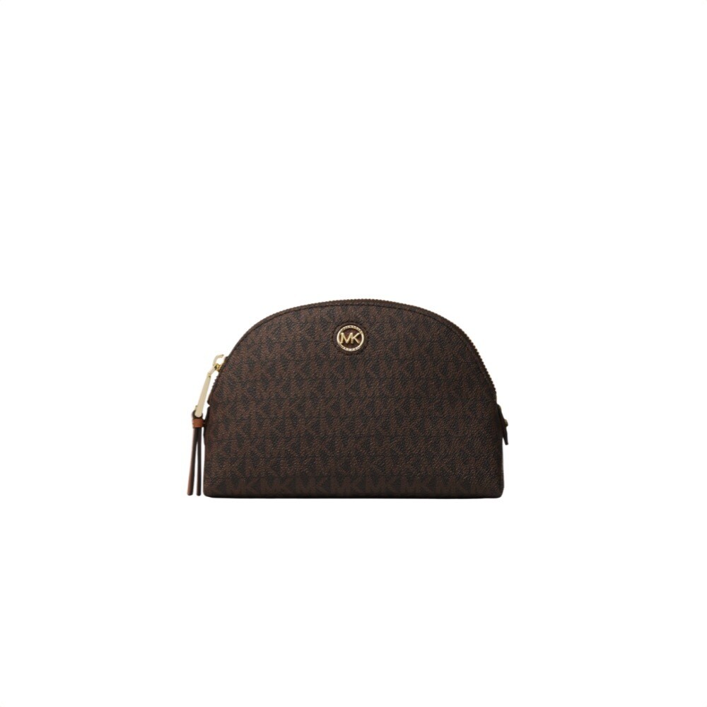 MICHAEL KORS - Heritage LG Travel Pouch - Brown/Acron