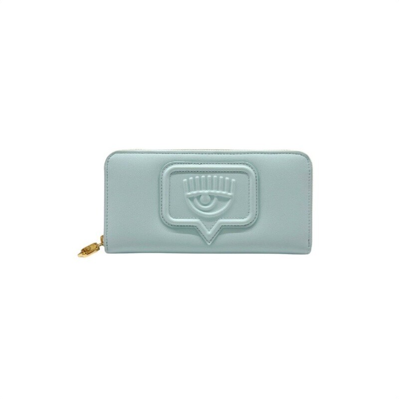 CHIARA FERRAGNI - Eyelike Portafoglio zip around - Baby Blue