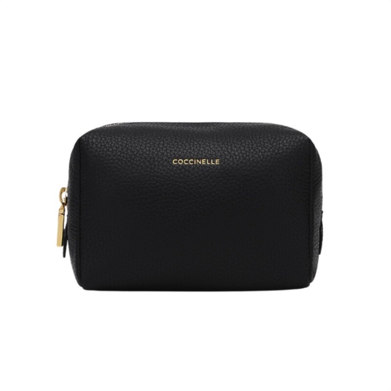 COCCINELLE - Trousse maxi in pelle - Noir