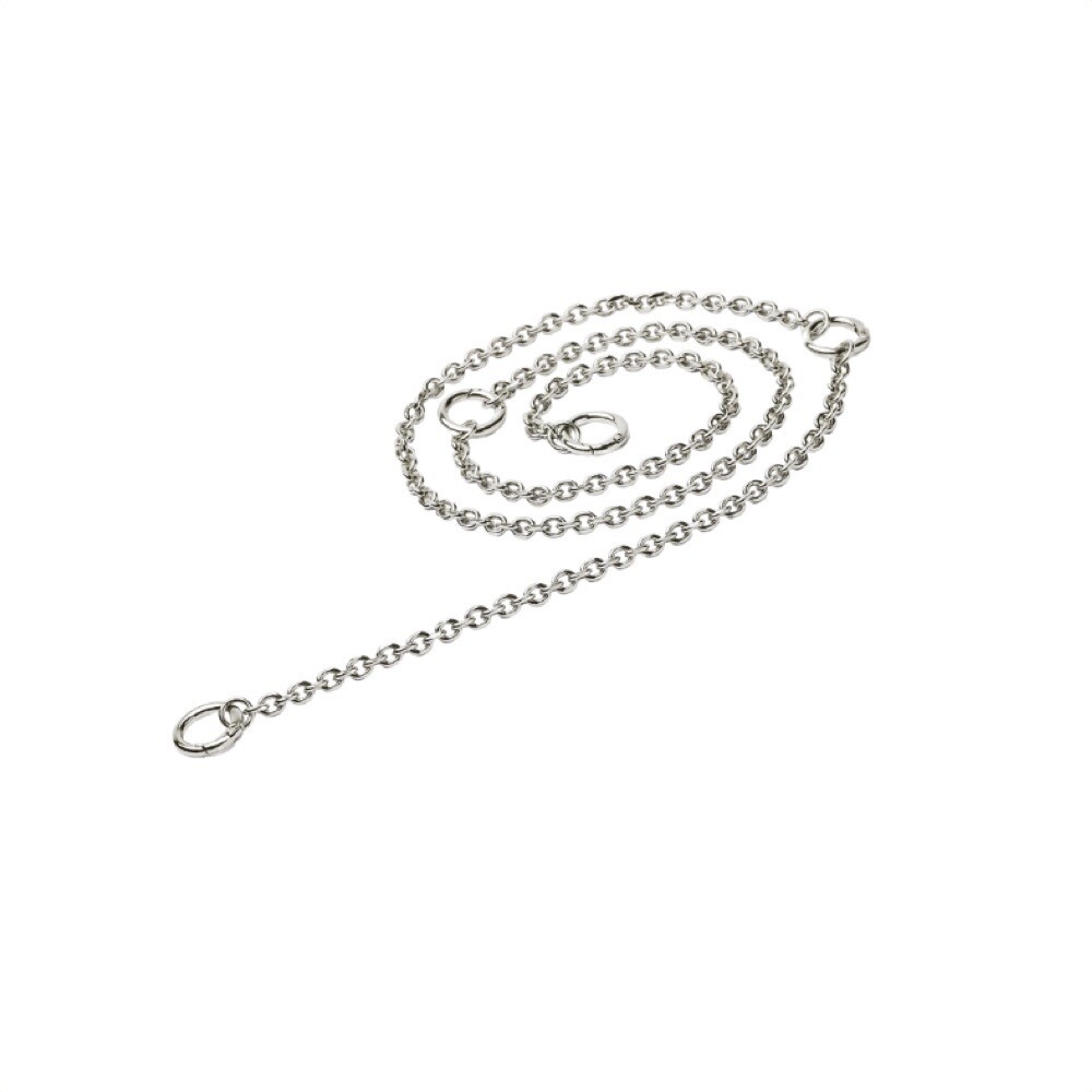 COCCINELLE - Tracolla modulabile in catena - Shiny Nickel