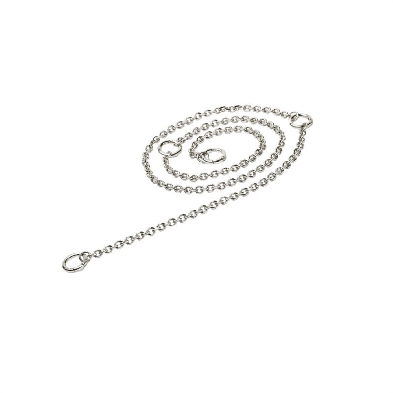 COCCINELLE - Tracolla modulabile in catena - Shiny Nickel