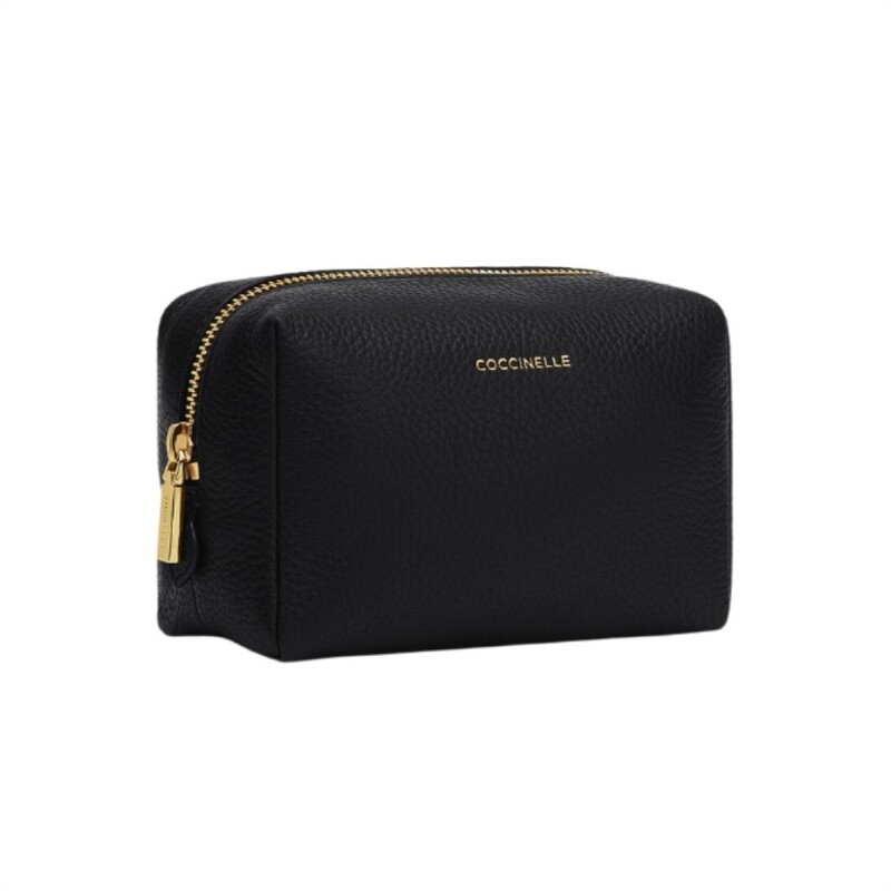 COCCINELLE - Trousse maxi in pelle - Noir