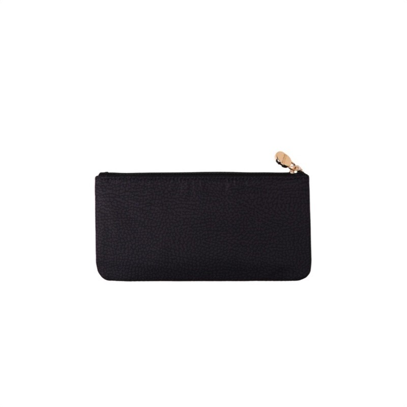 BORBONESE - Classica Bustina Portadocumenti Nylon Op - Dark Black