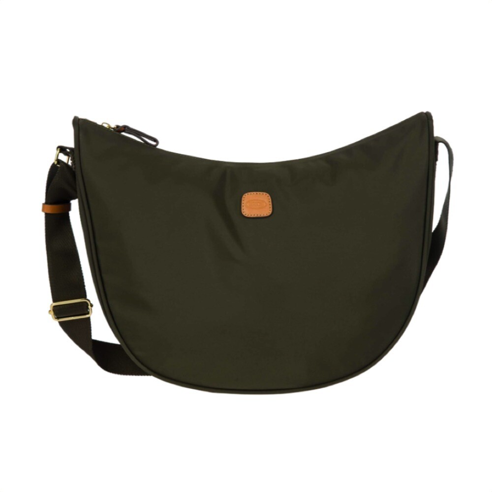 BRIC'S - X-Bag Shoulder Bag Mezzaluna Grande - Olive