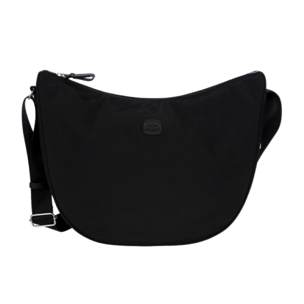 BRIC'S - X-Bag Shoulder Bag Mezzaluna Grande - Black/Black