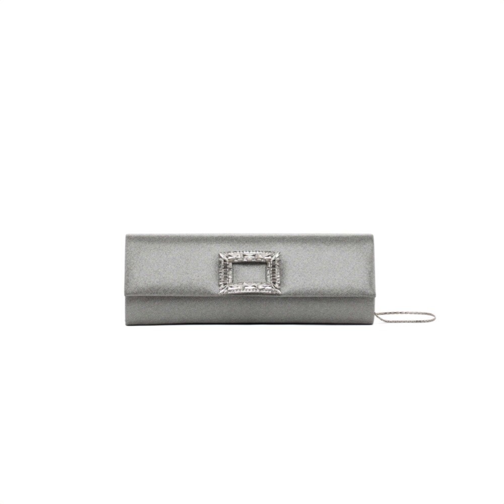 TWENTY FOURHAITCH - Ribes Clutch - Argento