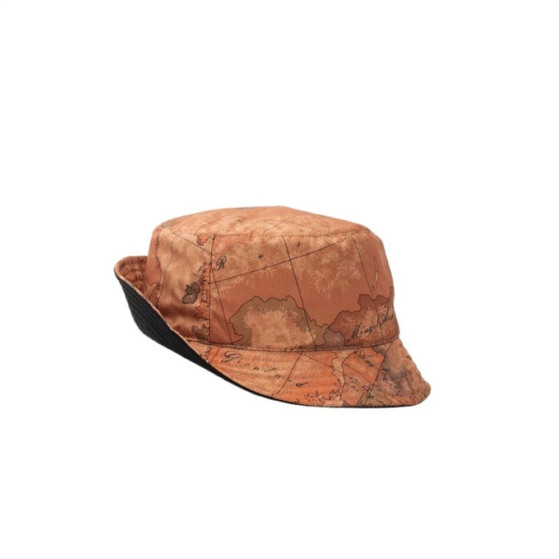 ALVIERO MARTINI - Cappello cloche nylon stampa Geo Classic - Black