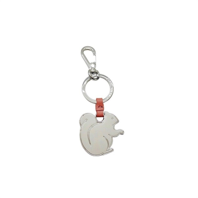 COCCINELLE - Scoiattolo Portachiavi/Charm Basic Metal Nickel - Camelia