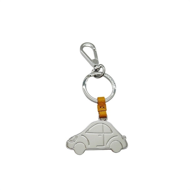 COCCINELLE - Macchina Portachiavi/Charm Basic Metal Nickel - Resina