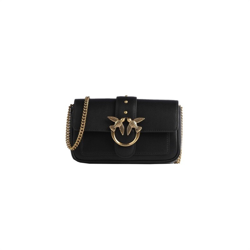 PINKO - Love One Pocket - Black/Oro