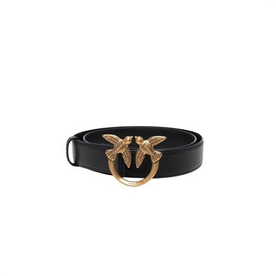 PINKO - Love Berry Simply [3 cm] - Black/Gold