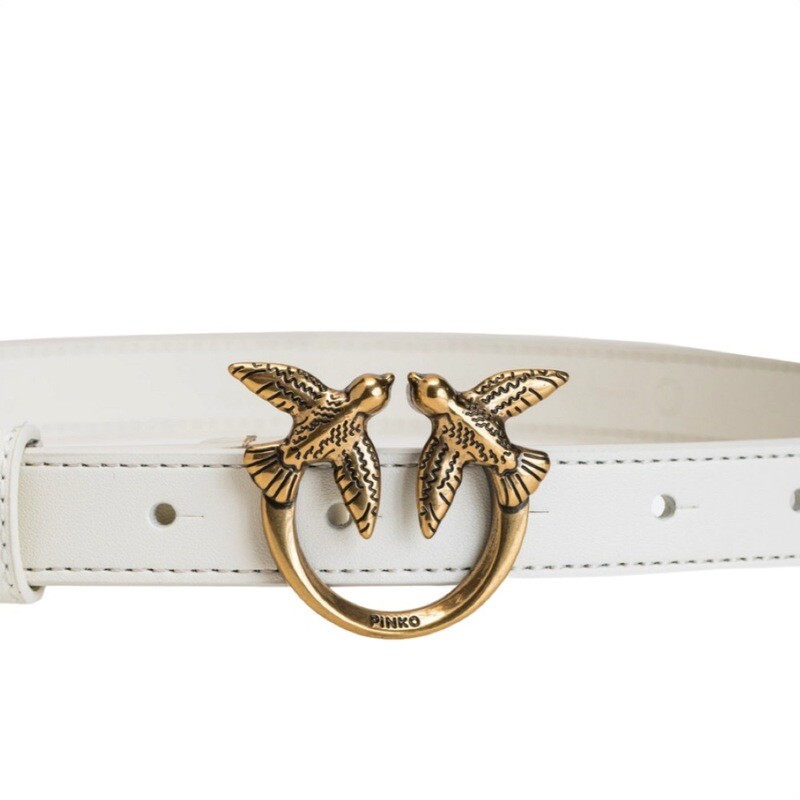 PINKO - Love Berry Simply [2 cm] - Avorio/Oro