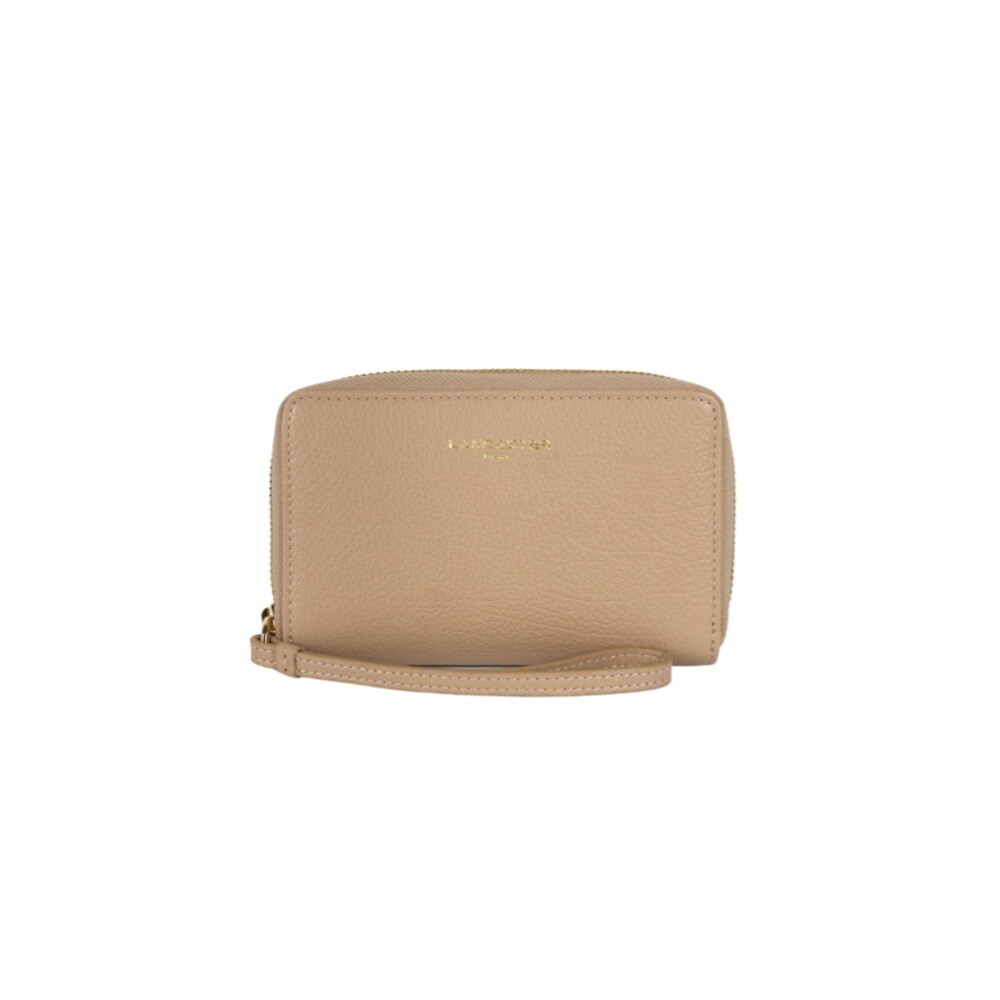 LANCASTER - Dune Portafoglio Zip Around Medio - Beige Fonce