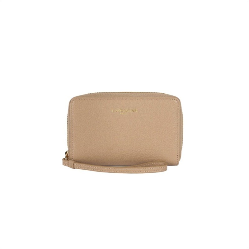 LANCASTER - Dune Portafoglio Zip Around Medio - Beige Fonce