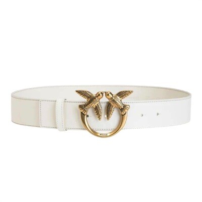 PINKO - Love Berry [4 cm] - White/Gold