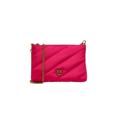 PINKO - Flat Pouch Recycled Nylon - Pink