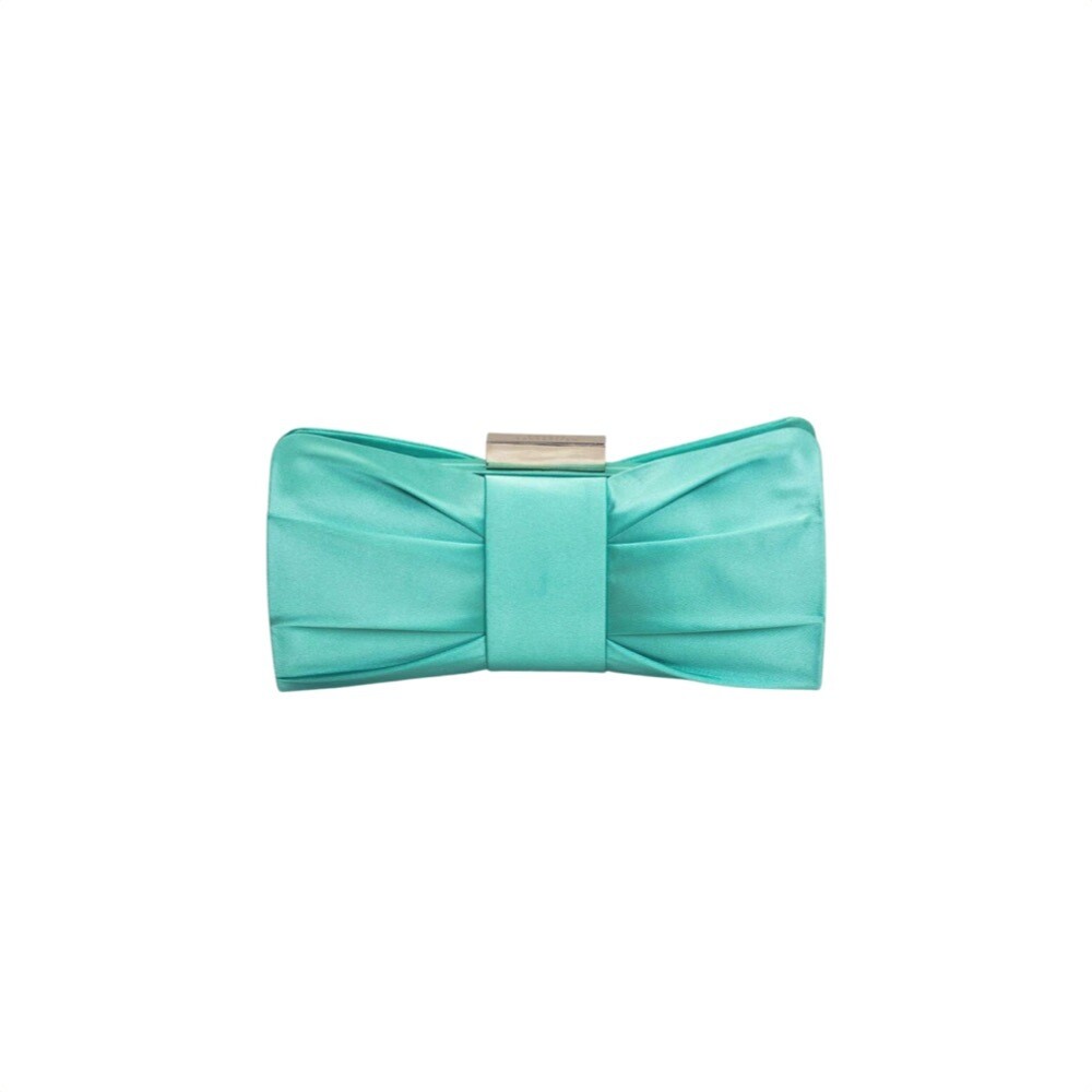 TWENTY FOURHAITCH - Bella di Notte Clutch Fiocco - Acqua