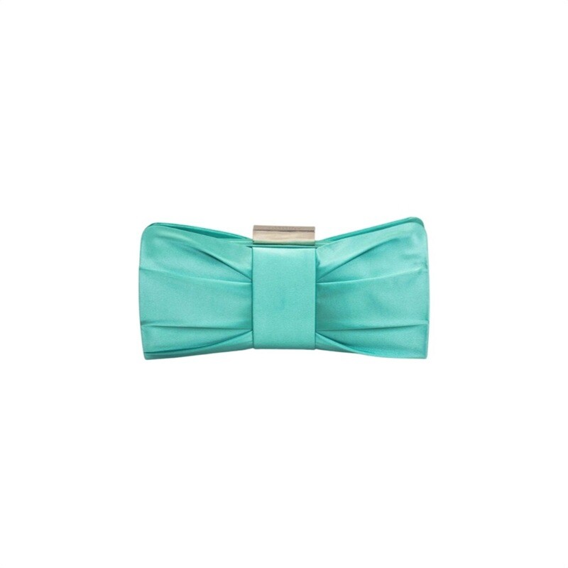 TWENTY FOURHAITCH - Bella di Notte Clutch Fiocco - Acqua