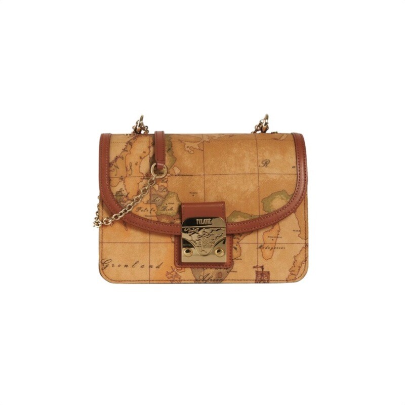 ALVIERO MARTINI - Geo Classic Tracollina con patta - Natural