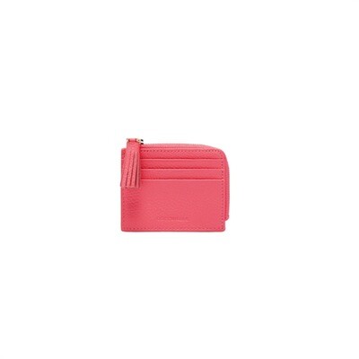 COCCINELLE - Tassel Portacarte - Hyper Pink