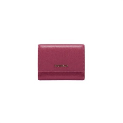 COCCINELLE - Metallic Soft Portafoglio Medio - Pulp Pink