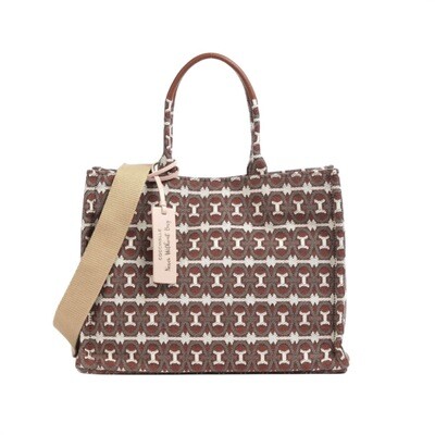 COCCINELLE - Never Without Bag Medium - Multi Warm Taupe/Brule
