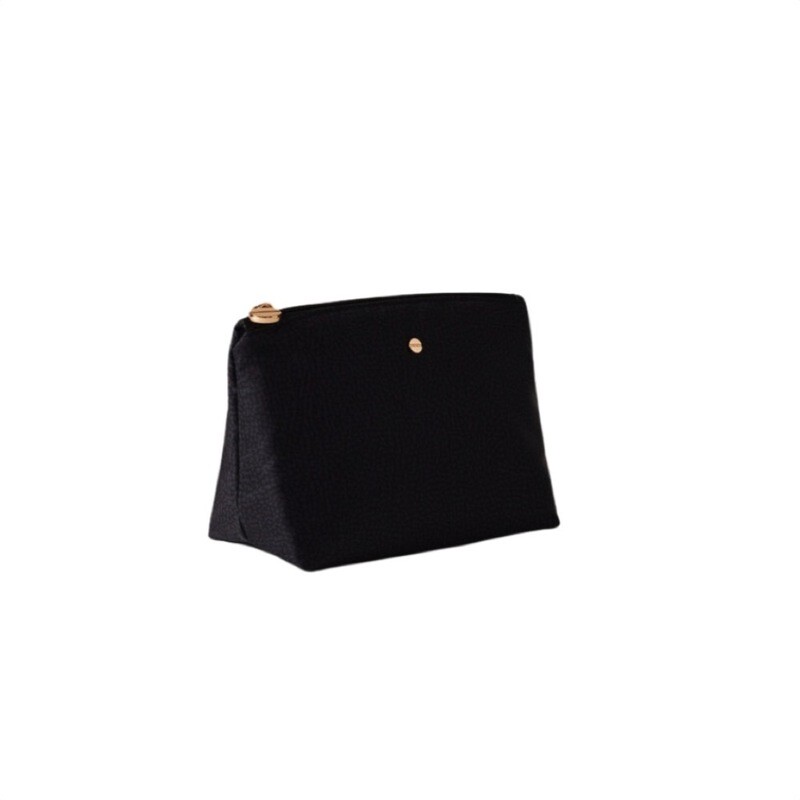 BORBONESE - Classica Busta Portatutto Nylon Medium - Dark Black