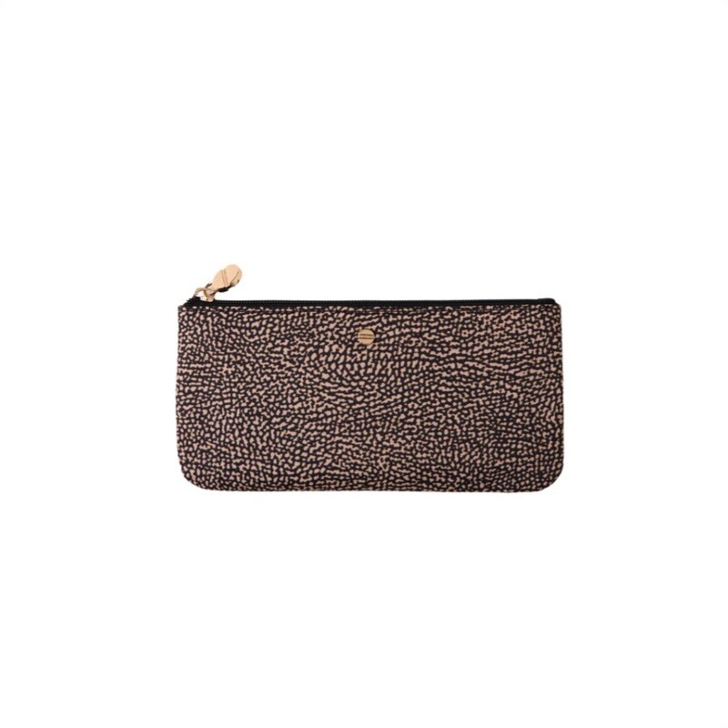 BORBONESE - Classica Bustina Portadocumenti Nylon Op - OP Natural/Black
