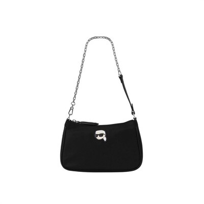 KARL LAGERFELD - Ikonik Mini Bag a spalla Nylon - Black
