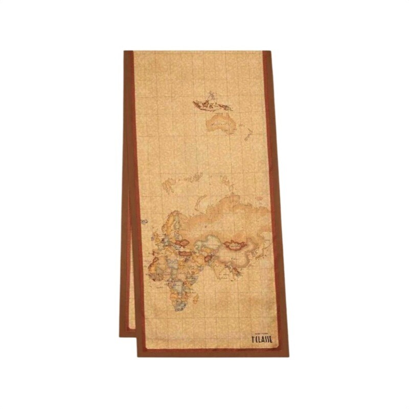 ALVIERO MARTINI - Sciarpina Geo 45x180 - Chestnut