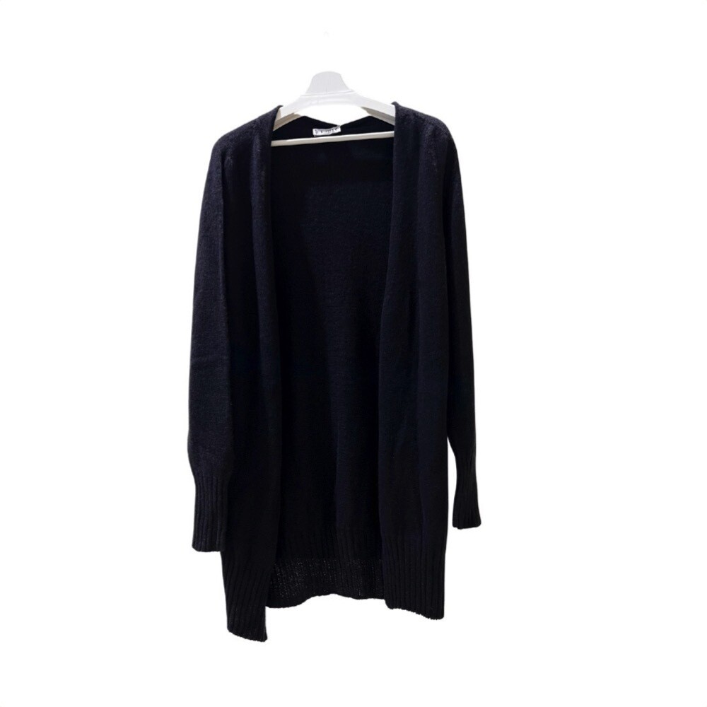 RIVIERA CASHMERE - Cardigan Lungo - Nero