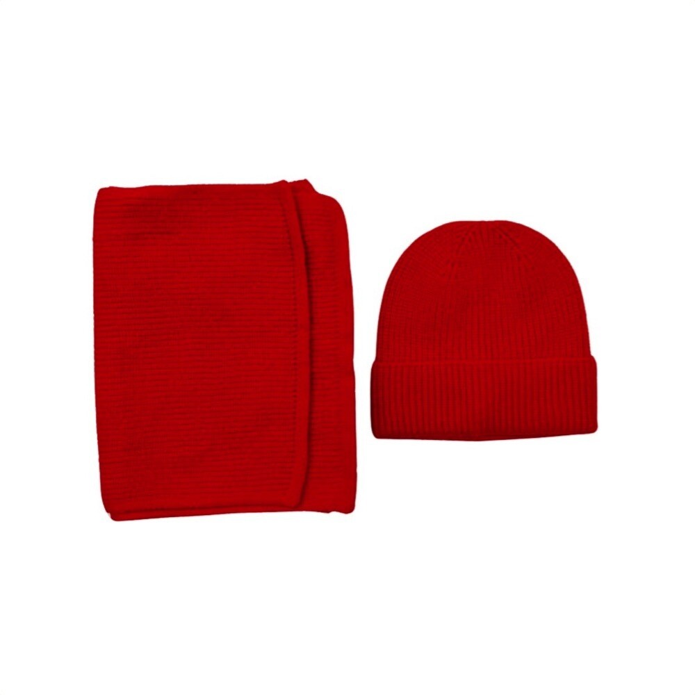SG - Kessler Kit sciarpa e cappello - Rosso