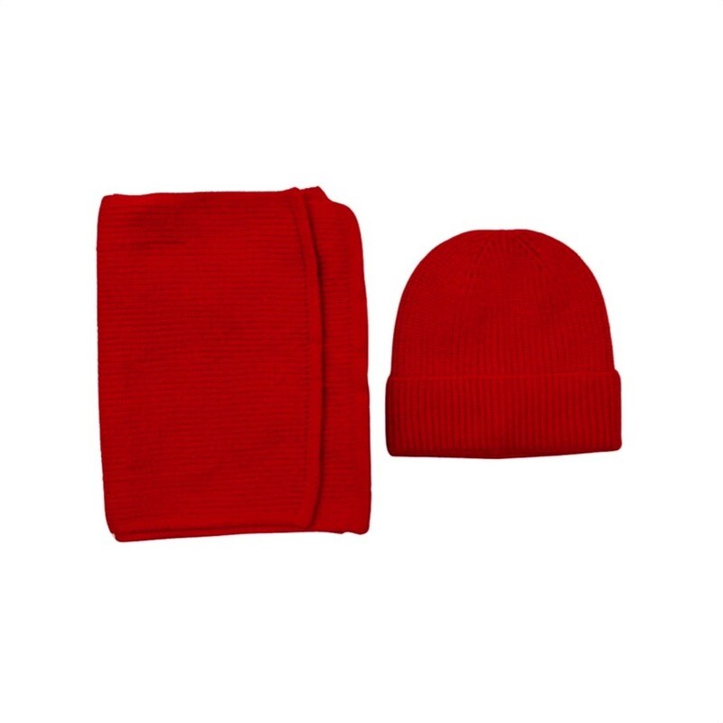SG - Kessler Kit sciarpa e cappello - Rosso
