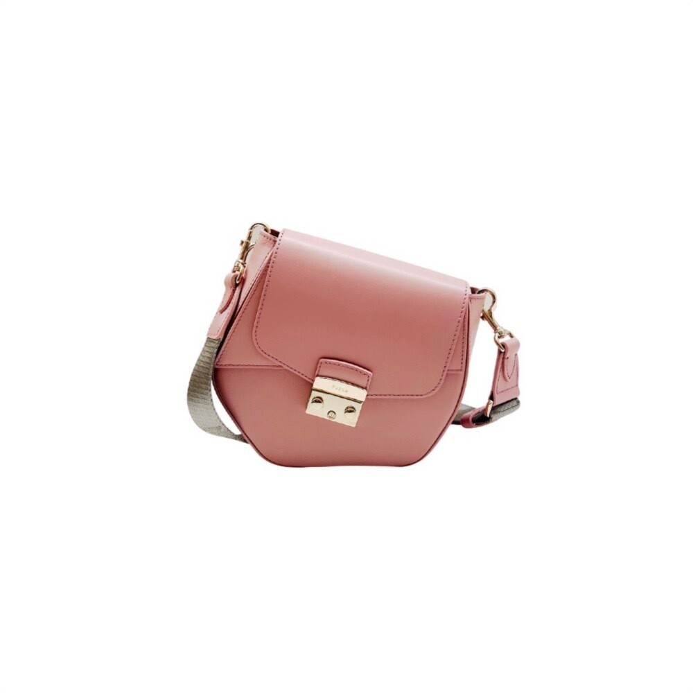 FURLA - Metropolis Prisma Mini Crossbody - Alba/Light Silver